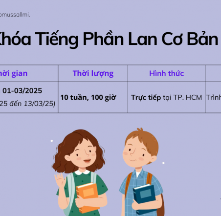 Khóa Tiếng Phần Lan Cơ Bản 